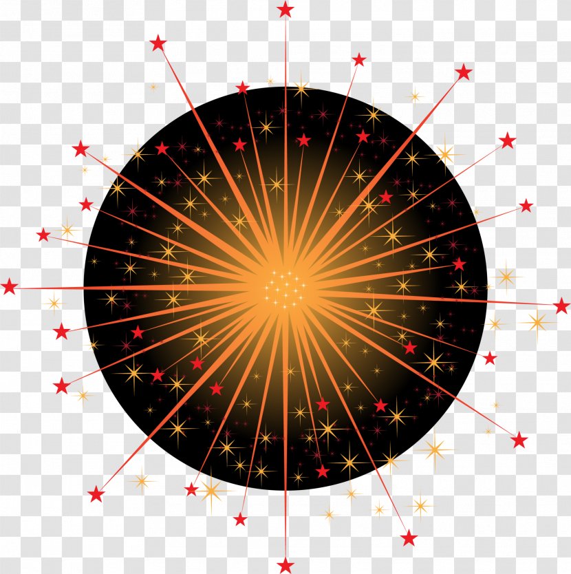 Fireworks Graphic Design - Point - Orange Line Transparent PNG