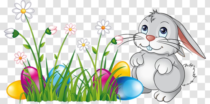 Easter Egg Bunny Clip Art - Flora Transparent PNG