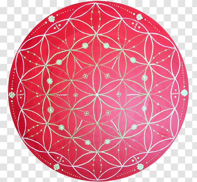 Mandala Overlapping Circles Grid Coloring Book Poster - Mandalay Bay - Circle Transparent PNG