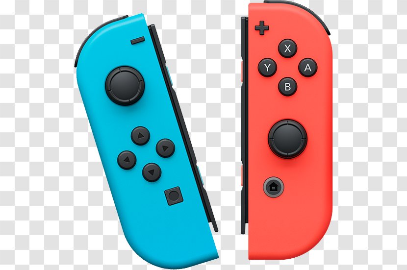 Nintendo Switch Pro Controller Pokémon Red And Blue Joy-Con - Video Game Consoles Transparent PNG