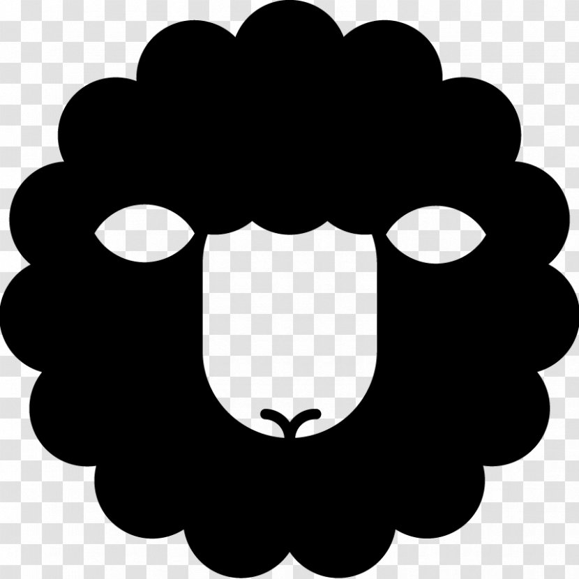 Molding Picture Frames Sheep Logo - Face - Black Transparent PNG