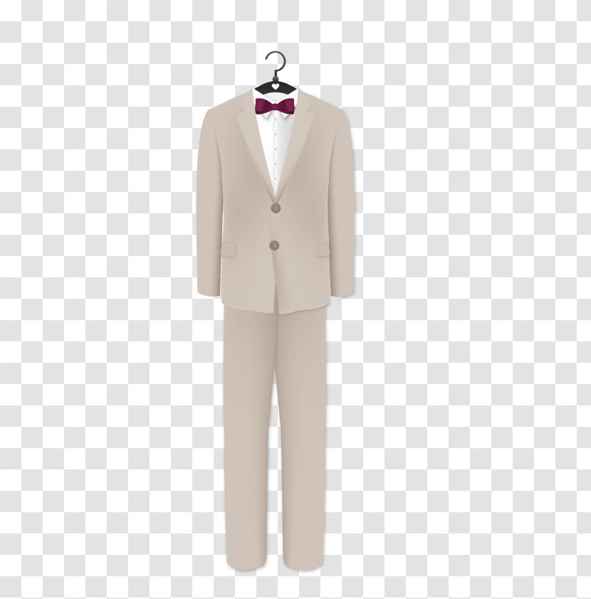 Tuxedo Gentleman Outerwear Pattern - White - Vector Suit Transparent PNG