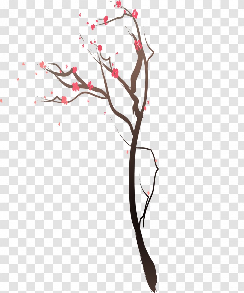 Drawing Poster Illustration - Tree - Floral Decoration Transparent PNG