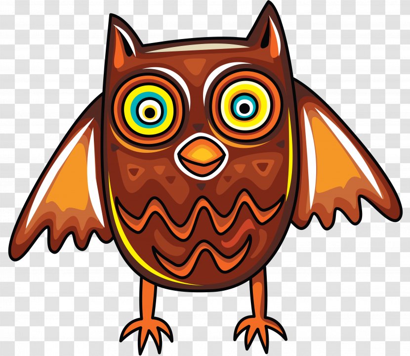 Owl Drawing Art - Bird Of Prey - Owls Transparent PNG