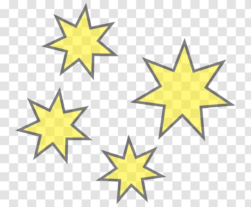 Yellow Clip Art Star Symmetry Pattern Transparent PNG