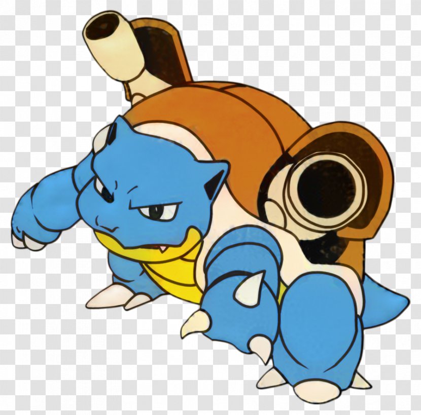 Blastoise Wartortle Venusaur Golduck Squirtle - Ken Sugimori - Animation Transparent PNG