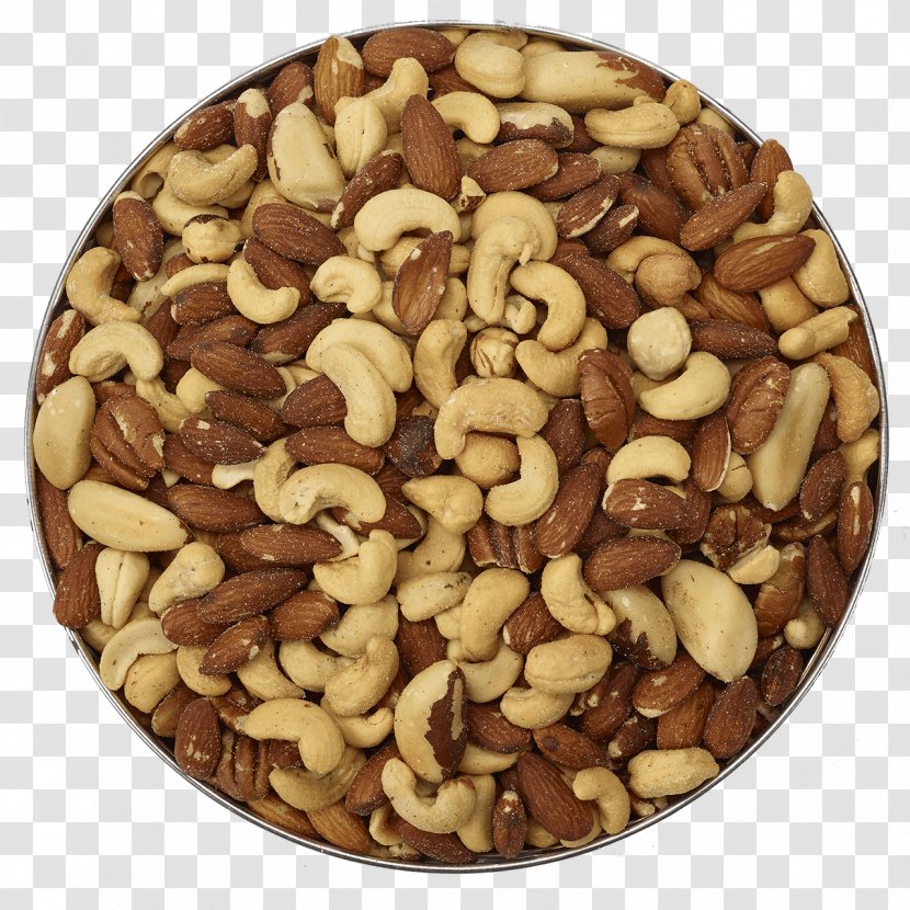 Mixed Nuts Vegetarian Cuisine Ingredient Pecan - Almond Transparent PNG