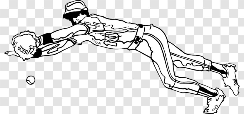 Catcher Baseball Pitcher Clip Art Softball - Monochrome Transparent PNG