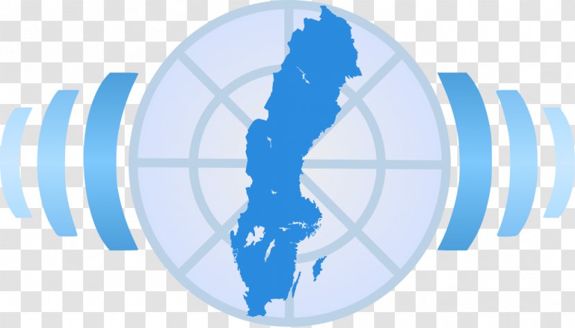 Flag Of Sweden Blank Map - Mapa Polityczna Transparent PNG