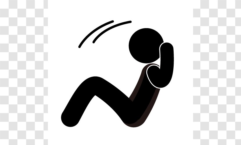 Sit-up Physical Exercise Crunch Clip Art - Weight Training - Silhouette Cliparts Transparent PNG