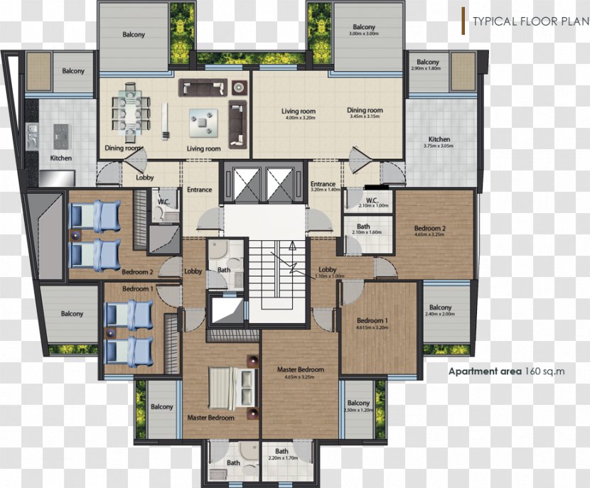 Floor Plan Facade Property - Sanitary Ware Transparent PNG