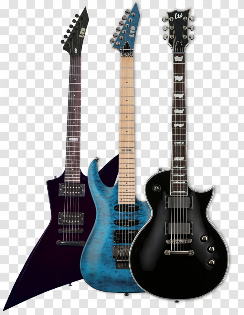 ESP LTD EC-1000 Gibson Les Paul Custom EX-50 Guitars - Esp Ltd Ec1000 - Guitar Transparent PNG