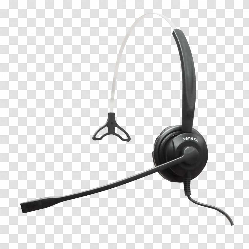 Headset Noise-cancelling Headphones Microphone Telephone - Loudspeaker Transparent PNG
