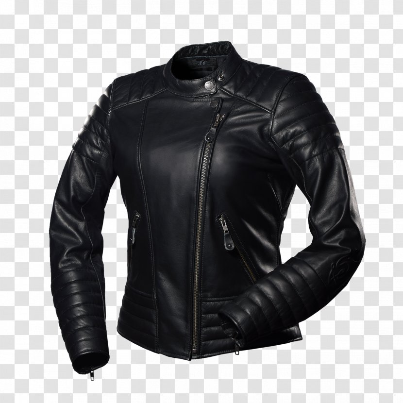 Leather Jacket Motorcycle Personal Protective Equipment - Sleeve Transparent PNG