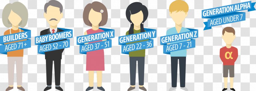 Millennials Generation Z Baby Boomers Silent - Public Relations - Communication Transparent PNG