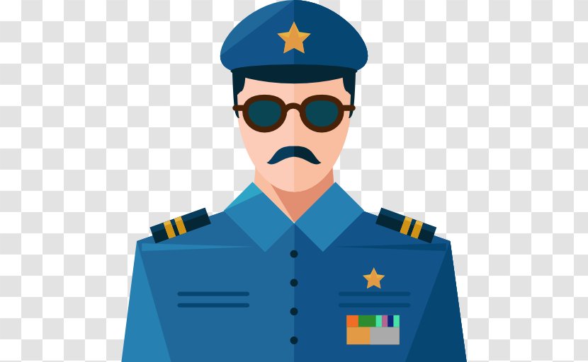 My Town : Police Station Officer Icon - Iconfinder - Man Wearing Glasses Transparent PNG