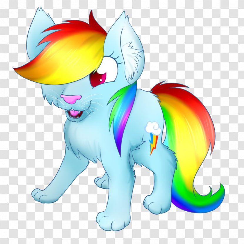 Cat Rainbow Dash Twilight Sparkle Horse Scootaloo - Organism Transparent PNG