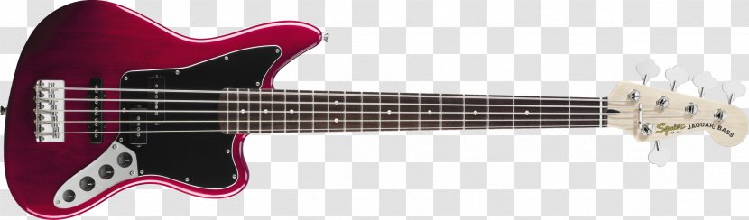 Fender Jaguar Bass Precision Guitar Squier - Heart Transparent PNG