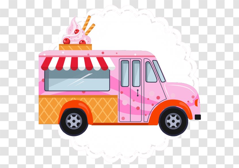 Tonibell Ices Model Car Van Ice Cream - Fire - Truck Transparent PNG