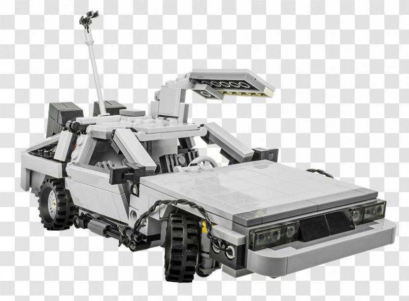 Model Car DeLorean Time Machine Lego Dimensions - Minifigure Transparent PNG
