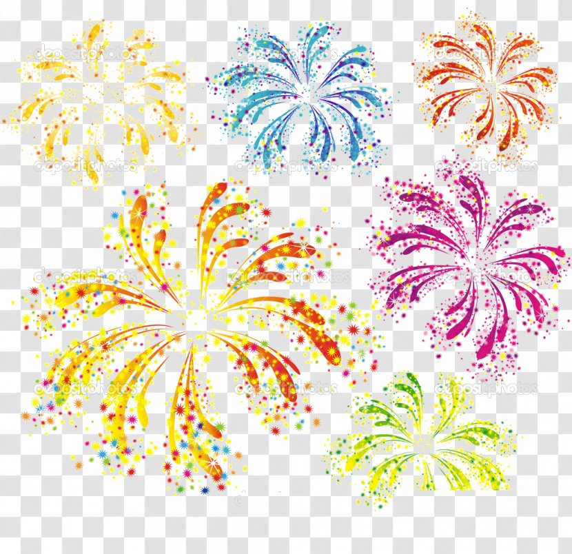 Fireworks New Years Eve Illustration - Year Transparent PNG