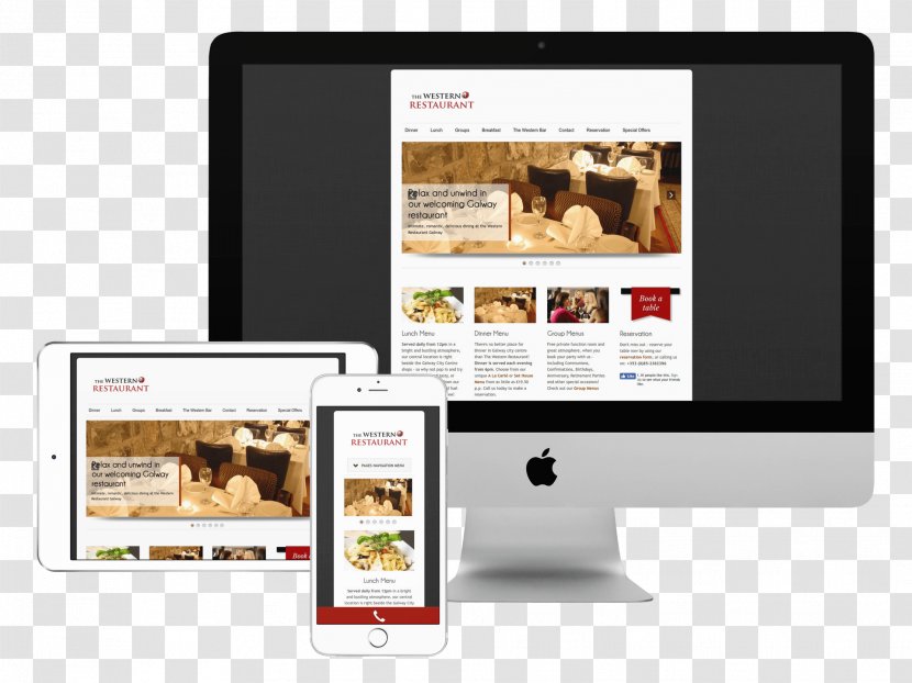 Responsive Web Design The Western Restaurant McSwiggans Bar & - Hotel - Cuisine Transparent PNG