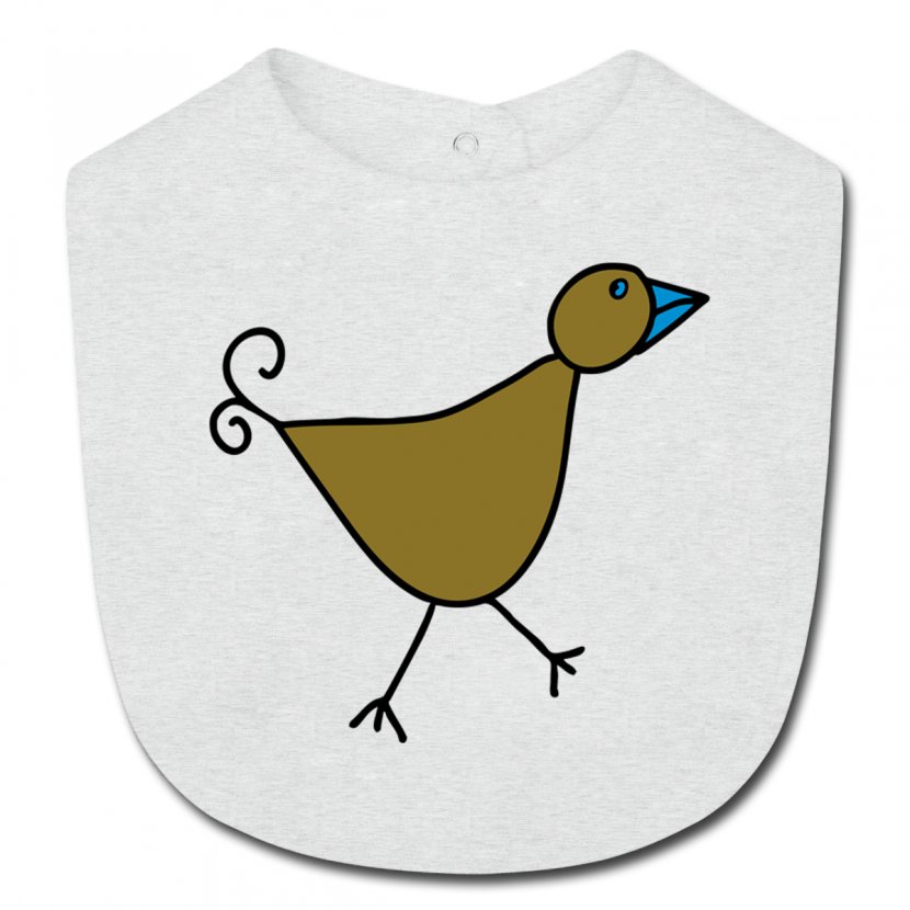 Duck Bird Bib Infant T-shirt - Quail Transparent PNG