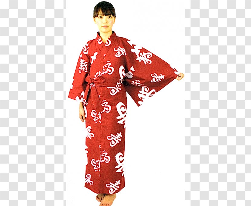 Yukata Kimono Blue Haori Jinbei - Costume - TSURU Transparent PNG