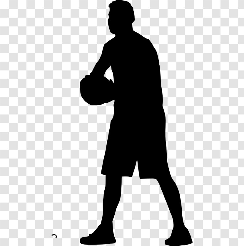 Silhouette Basketball Transparent PNG