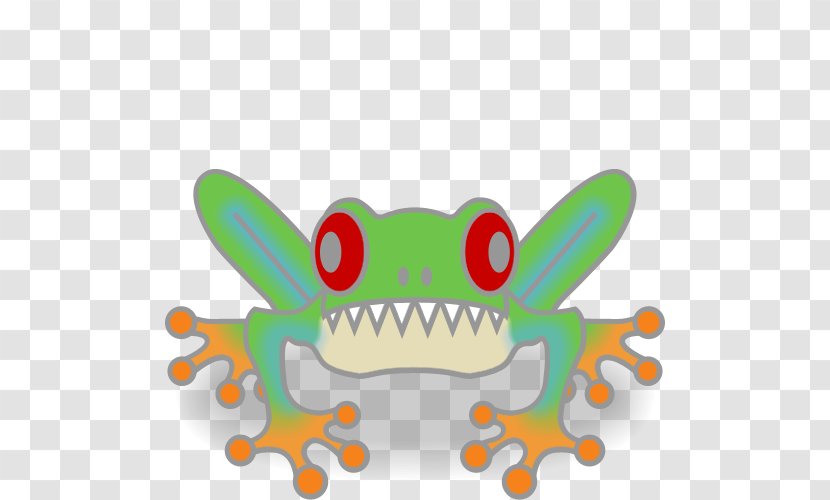 Frog Wikimedia Commons Clip Art - Amphibian - Cartoon Transparent PNG