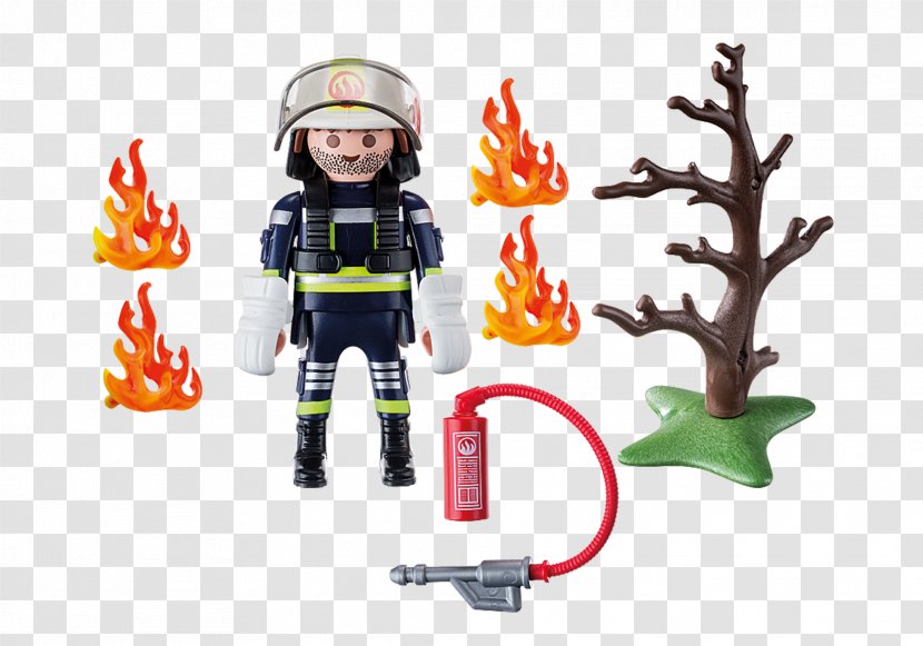 Firefighter Playmobil Fire Extinguishers Toy Flame - Sheriff Transparent PNG