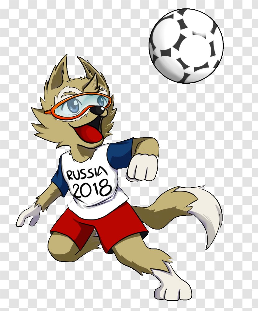 2018 World Cup Zabivaka FIFA Official Mascots - Fifa - Russia Transparent PNG