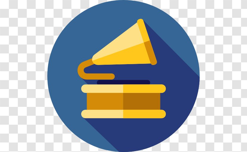 Gramophone - Yellow - Triangle Transparent PNG