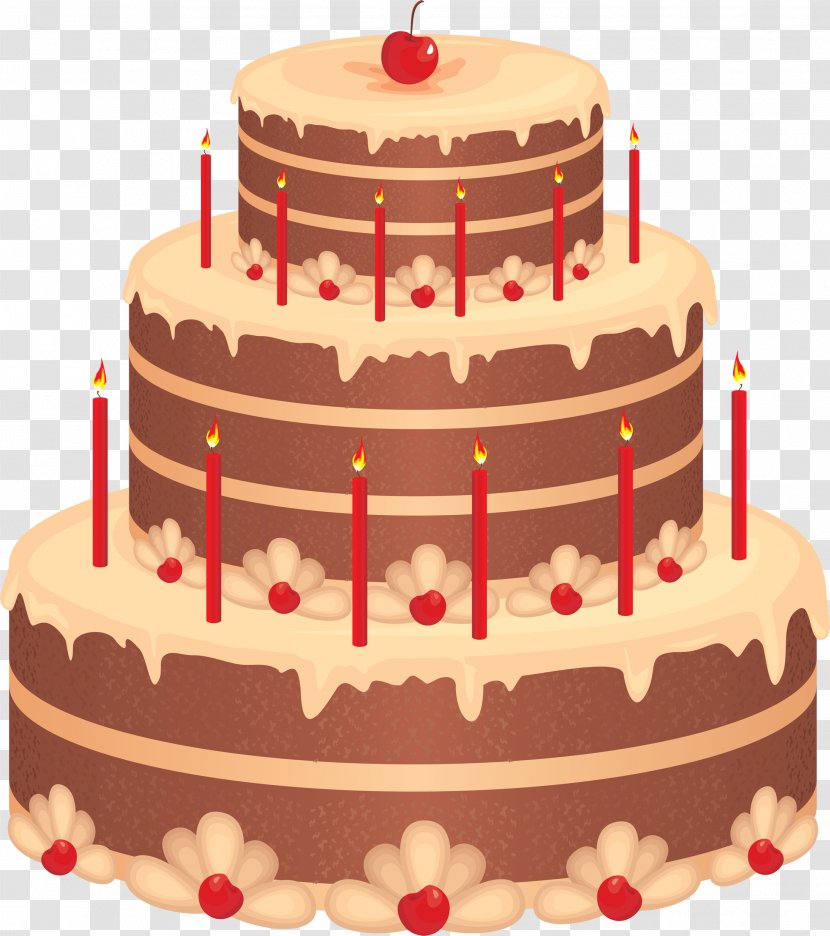 Birthday Cake Layer Chocolate Clip Art - Wedding Transparent PNG