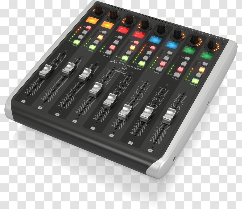 Audio Control Surface Behringer X-Touch Digital Workstation MIDI - Fade - Seamless Connection Transparent PNG