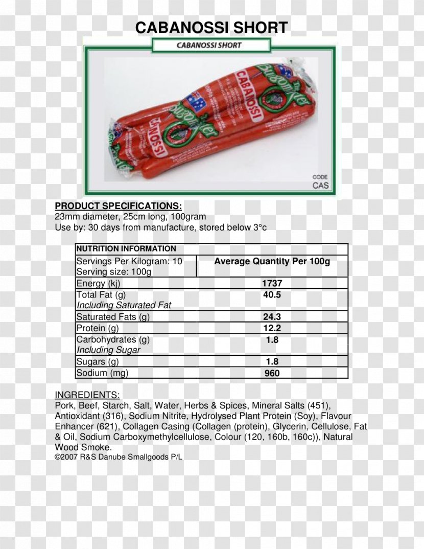 Salami Ham Oktoberfest - Text Transparent PNG