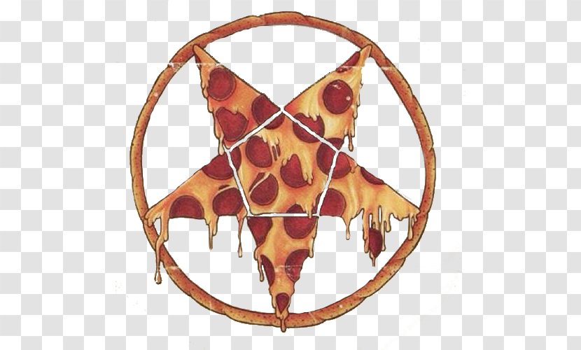 Pizza Pentagram Satanism Papa John's - John S Transparent PNG