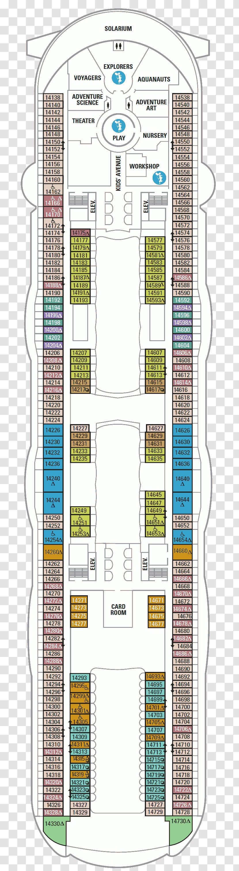 MS Allure Of The Seas Oasis Harmony Enchantment Royal Caribbean Cruises - House Plan - Cruise Ship Transparent PNG