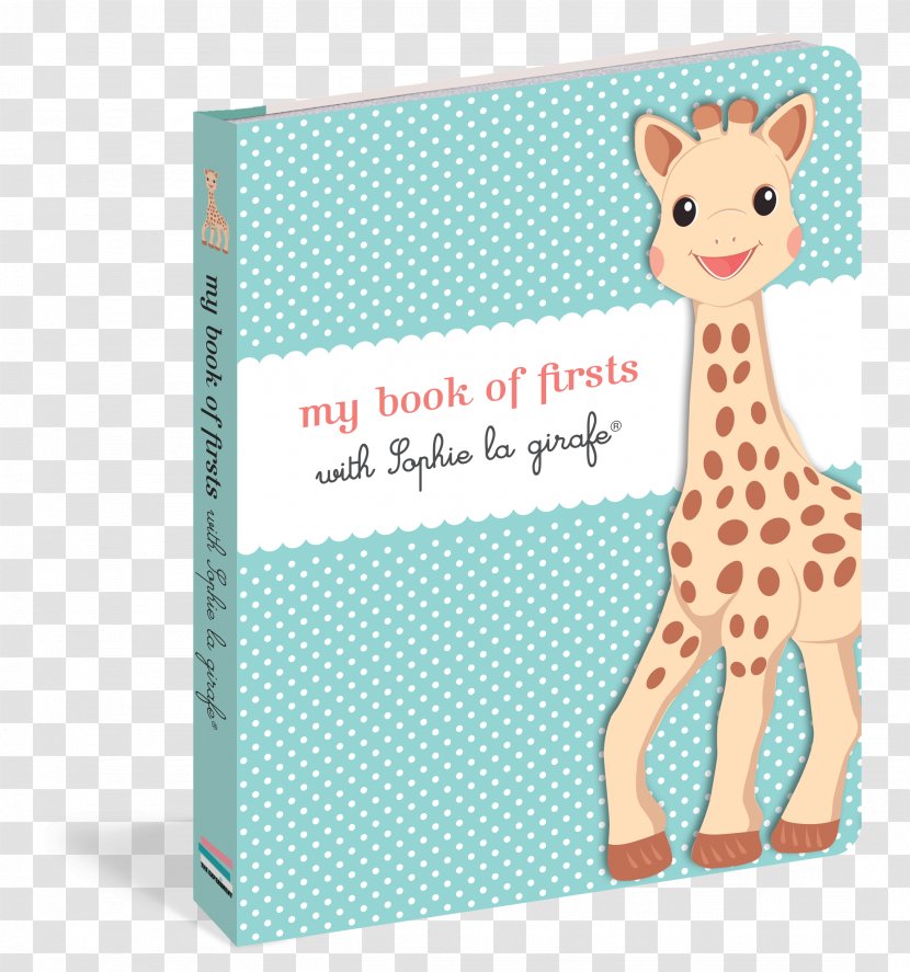 Sophie The Giraffe My Book Of Firsts With La Girafe Baby's First Months Handprint Kit And Journal - Toddler Transparent PNG