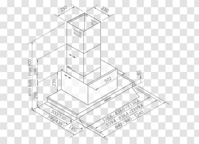 Technical Drawing Steel Plan Product Diagram - Line Art - Easy Installation Transparent PNG