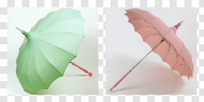 Umbrella Coral Color Green Yellow - Tiffany Blue Transparent PNG