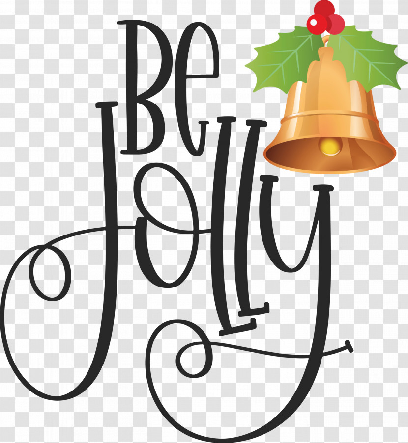 Be Jolly Christmas New Year Transparent PNG