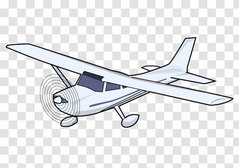 Airplane Cessna 172 150 Clip Art - Helicopter Transparent PNG
