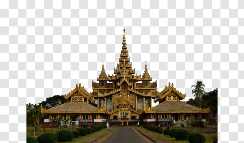 Shwemawdaw Pagoda Shwedagon Shwethalyaung Buddha Kanbawzathadi Palace - Burma - Myanmar Bogut Transparent PNG