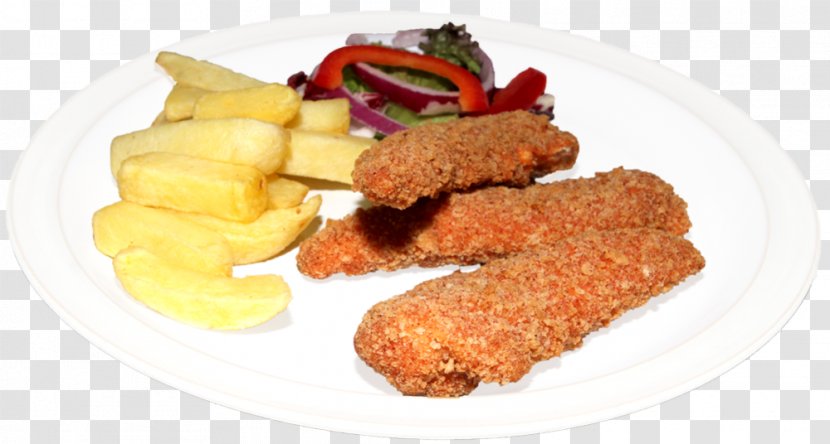 Chicken Nugget Fried Fingers Schnitzel Breaded Cutlet - Deep Frying Transparent PNG