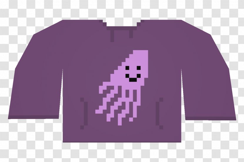 Hoodie Unturned T-shirt Top Clothing - Shirt - Squid Transparent PNG