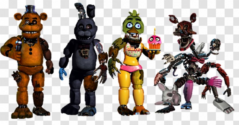 Five Nights At Freddy's: Sister Location Freddy's 2 4 FNaF World 3 - Action Figure - Respect The Old Transparent PNG