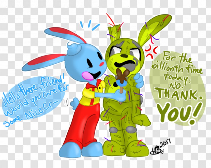 Easter Bunny Stuffed Animals & Cuddly Toys Five Nights At Freddy's DeviantArt Drawing - Friendship Goals Transparent PNG