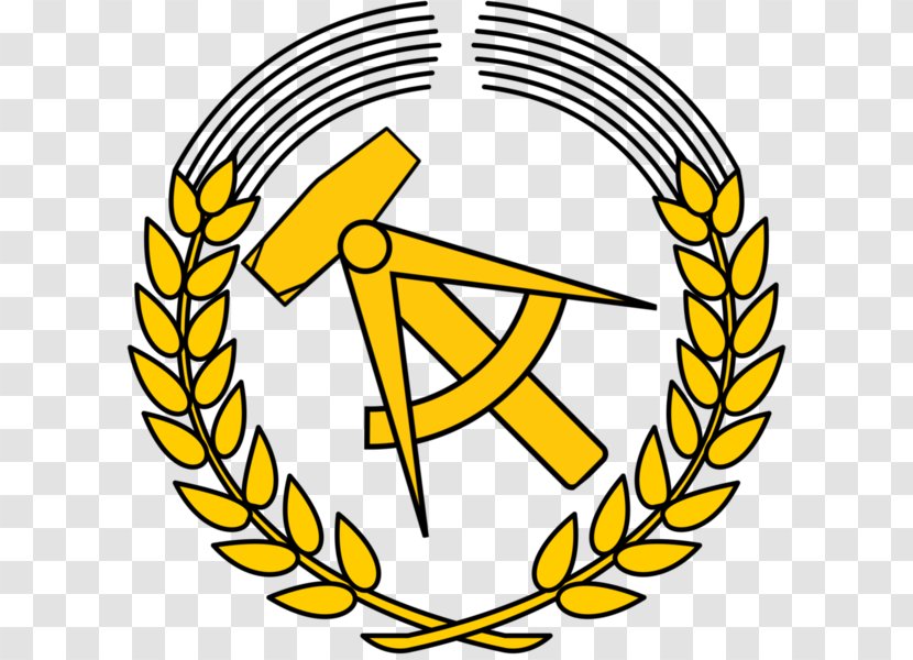 National Emblem Of East Germany Coat Arms - Flag Transparent PNG