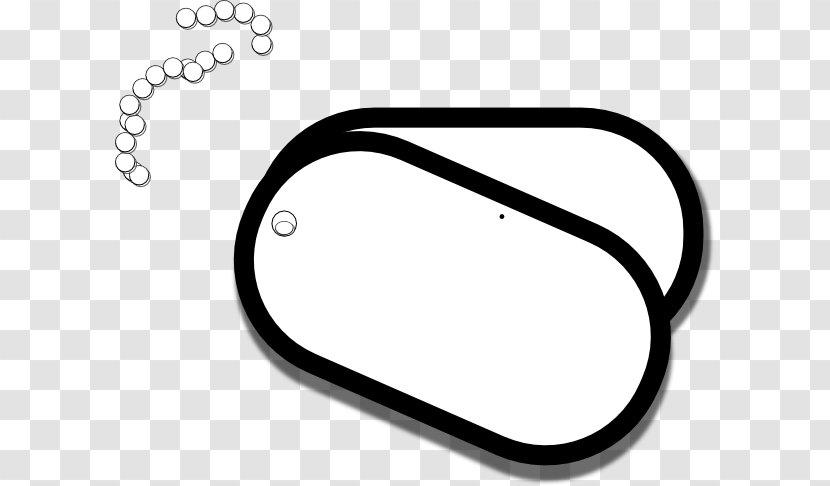 Dog Tag Military Army Clip Art - Cliparts Transparent PNG